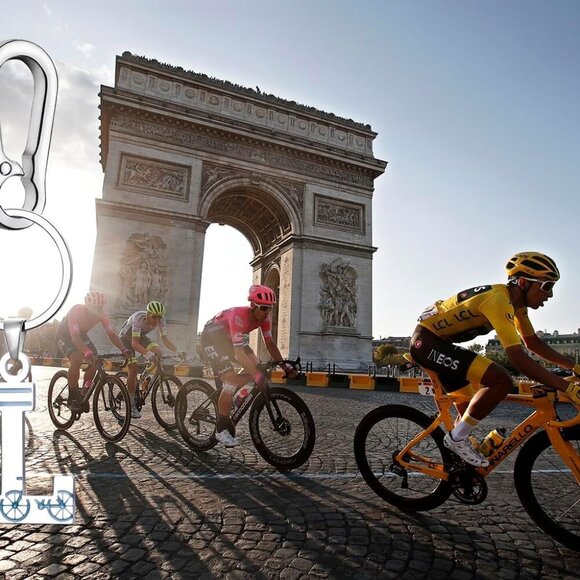 Bicycle Keychain Initial Letter A-Z Sports Charm Bike Pendant Accessories - Picture 4 of 4